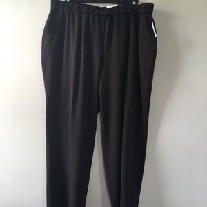 🆕Croft&Barrow brown pull up pants-24WS.